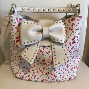Betsey Johnson Hopeless Romantic Bucket Tote